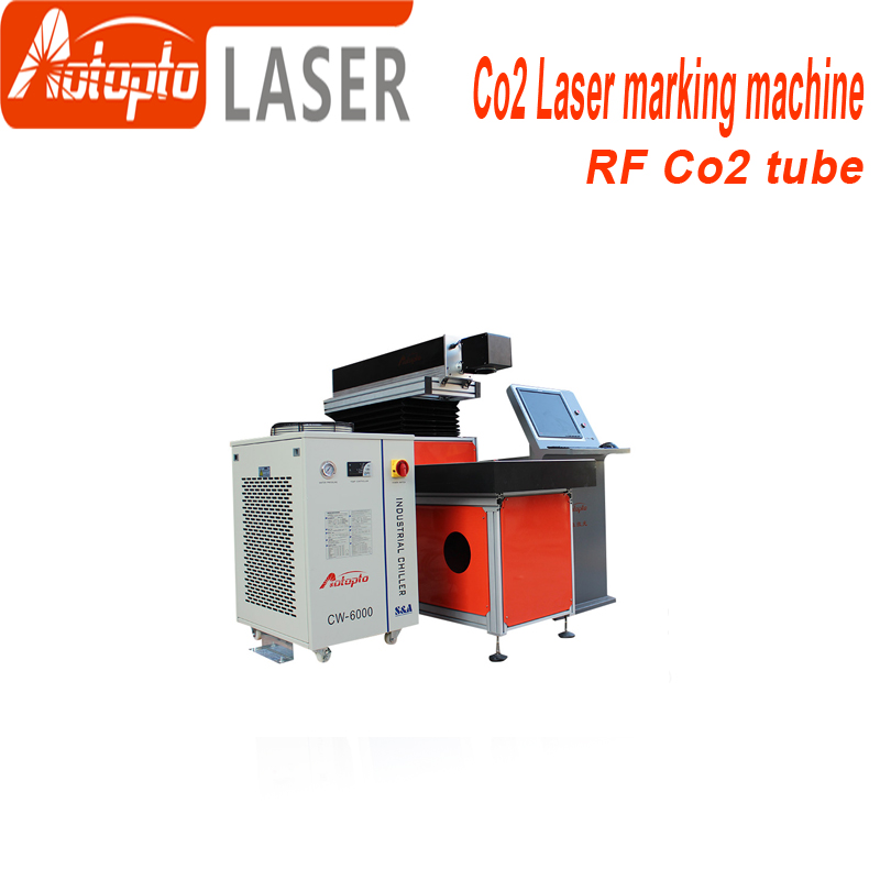 Co2 metal tube  laser marking machine  50w 100w co2 laser marking machines Co2 Rf Metal Tube