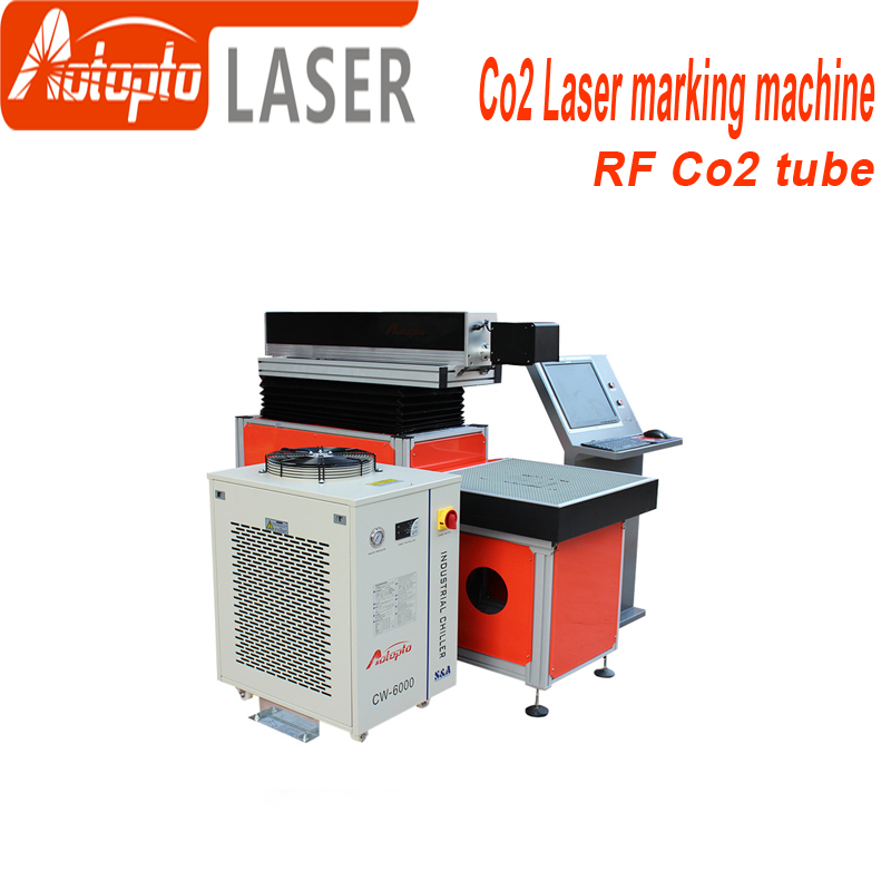 Co2 metal tube  laser marking machine  50w 100w co2 laser marking machines Co2 Rf Metal Tube