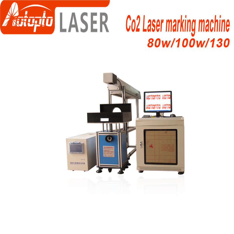 Co2 laser marking machine engraving wood material and nonmetal